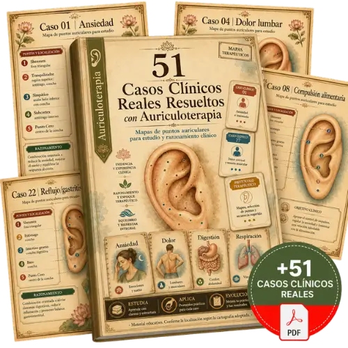 51 Casos Clínicos Reales Resueltos con Auriculoterapia