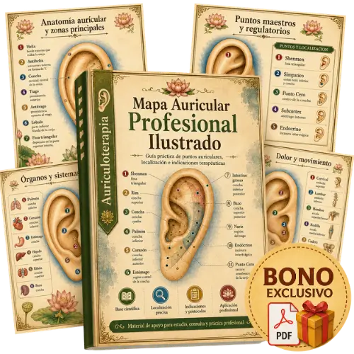 Mapa Auricular Profesional Ilustrado