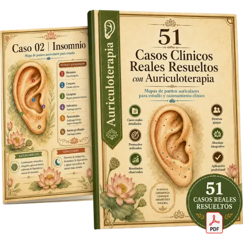 51 Casos Clínicos Reales Resueltos con Auriculoterapia